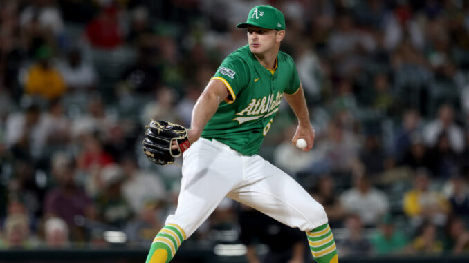 MLB: Los Angeles Angels at Athletics