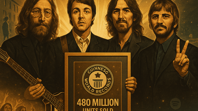 The Beatles Secure Guinness World Record for 480 Million Units Sold, Cementing Their Legacy as the...
